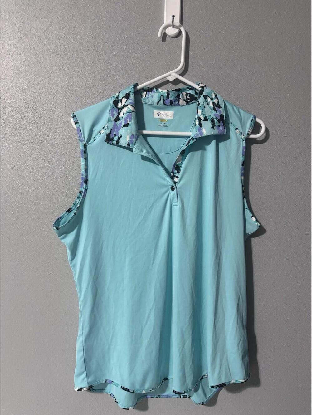 Women’s Greg Norman Sleeveless Golf Shirt XL